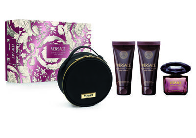 Kit Coffret Versace Crystal Noir Feminino Eau de Parfum